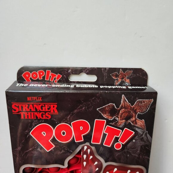 Netflix Stranger Things Demogorgon Pop It! Bubble Popping Game For Ages 3-10 - Picture 2 of 8